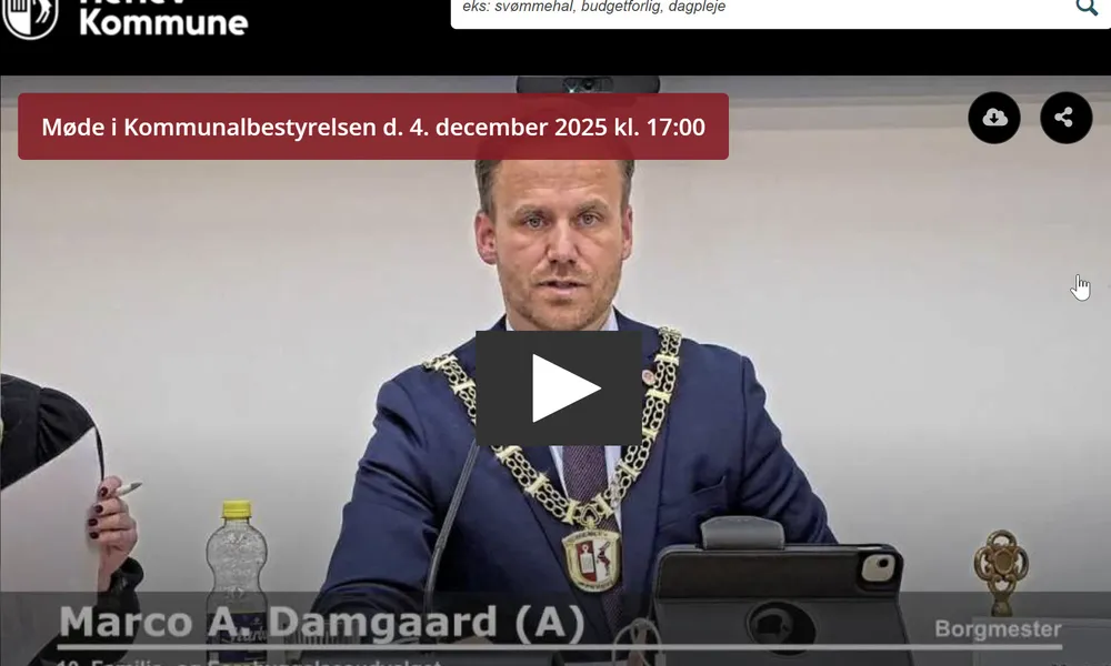 Herlev spærrede systemadgang til dagsordener og referater fra de kommunale udvalg og byrådet.