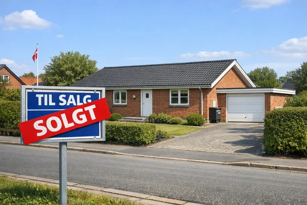 AI-genereret billede af hussalg.