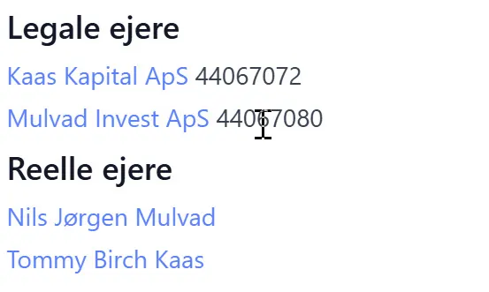 reelle ejere